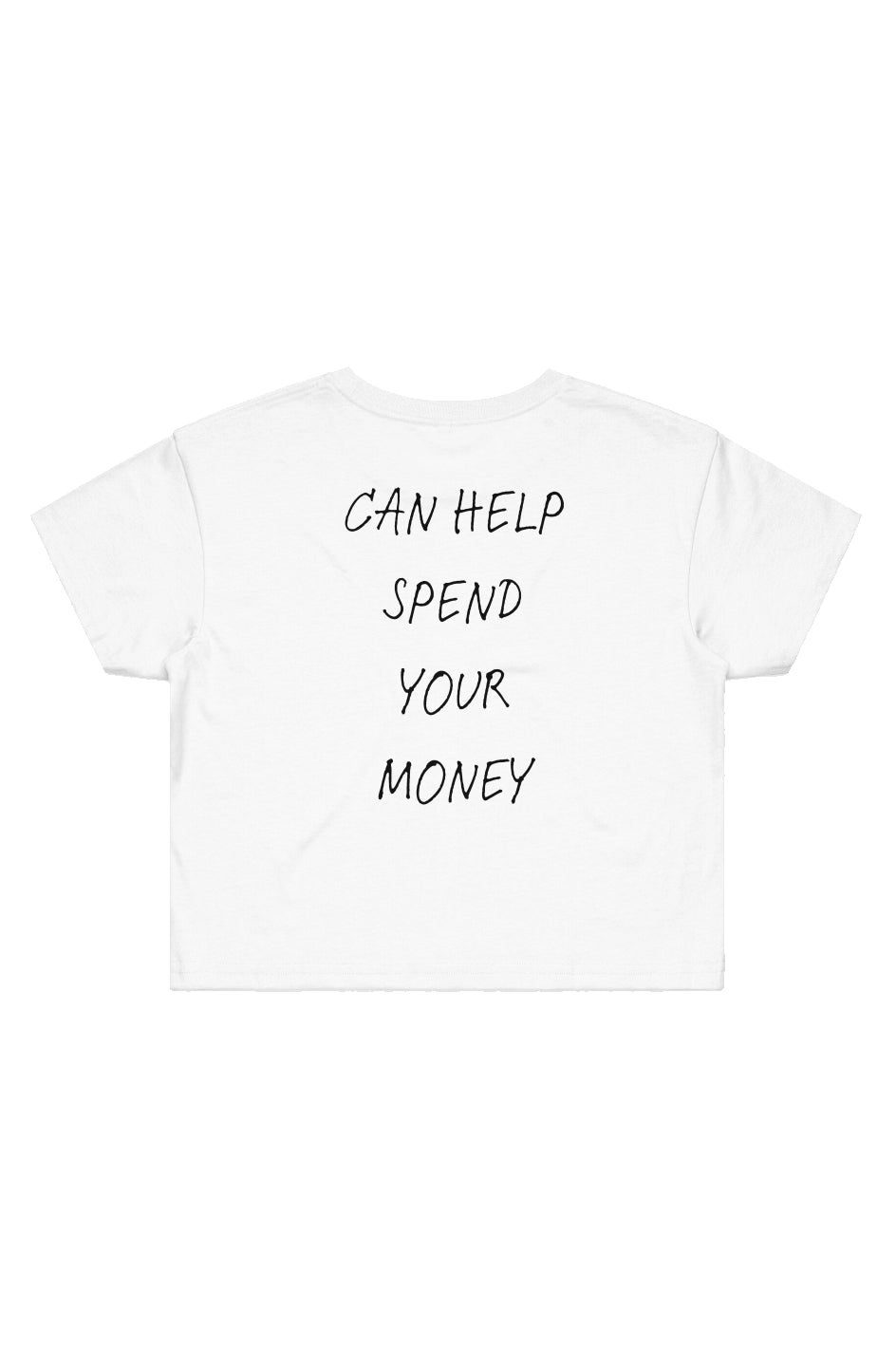 Can Help Spend Your Money Crop Tee